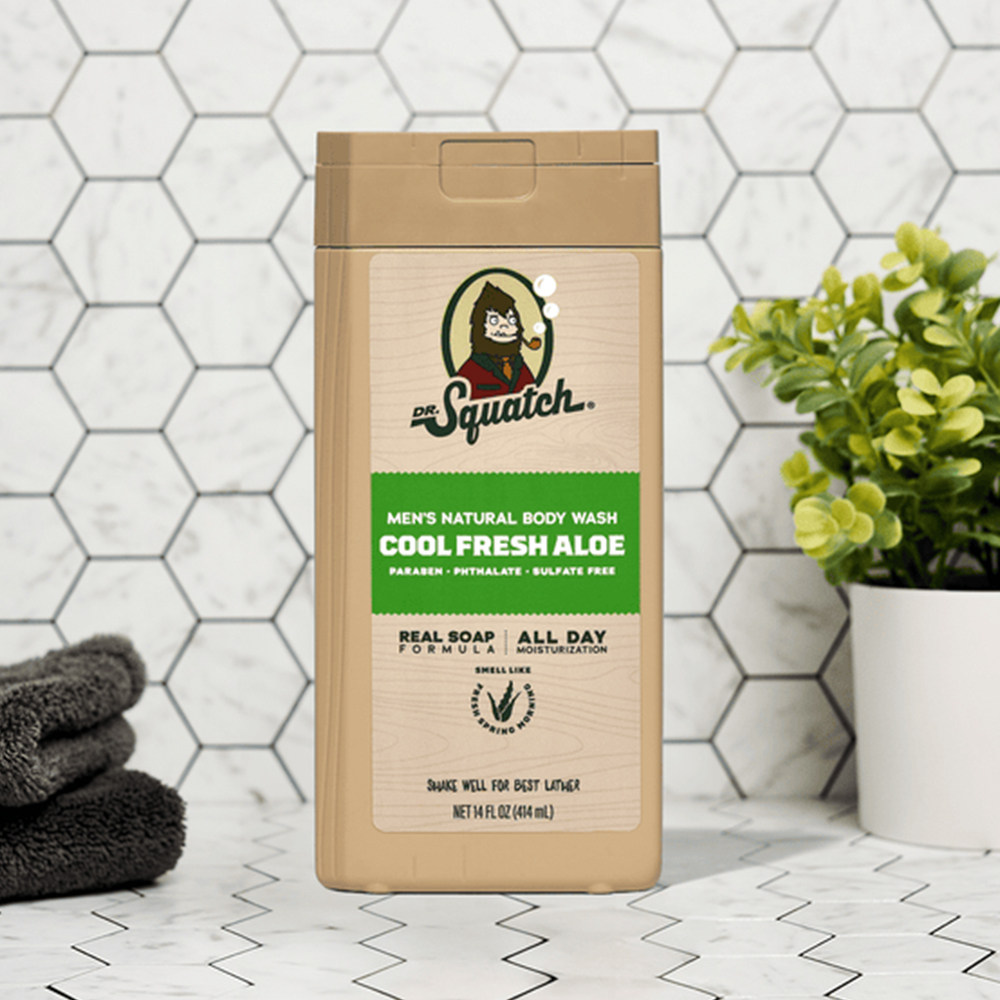 Dr. Squatch-深层清洁滋润肌肤 芦荟鼠尾草柏树香氛 男士沐浴露,美容护肤/美体/精油,身体皂,淘宝优惠券,粉丝福利购,淘宝优惠卷