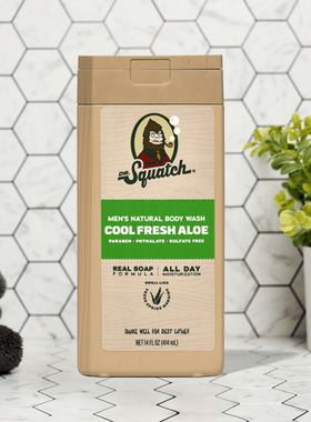 Dr. Squatch-深层清洁滋润肌肤 芦荟鼠尾草柏树香氛 男士沐浴露