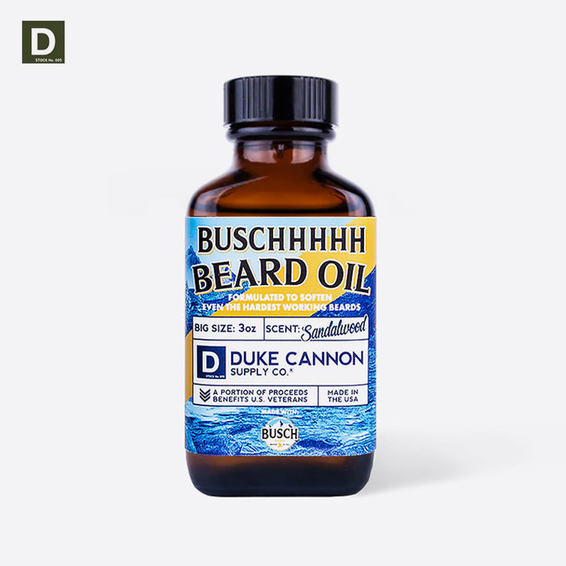 Duke Cannon-BUSCH 布希啤酒温暖檀香滋润强韧软化男士胡须油88ml