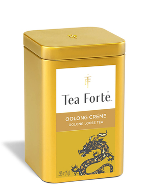 Tea Forte-OOLONG CRÉME乌龙茶菊苣根红花醇厚清甜罐装茶叶75g