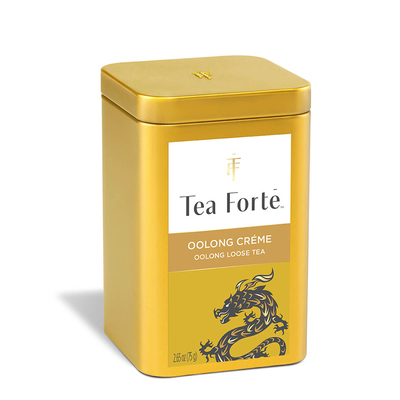 Tea Forte-OOLONG CRÉME乌龙茶菊苣根红花醇厚清甜罐装茶叶75g
