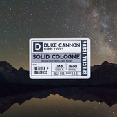 固体香水香膏 Duke 42g Oakmoss香根草橡树苔 男士 Cannon Vetiver