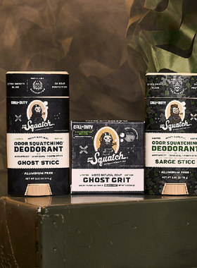 要绝版Dr. Squatch-Call of Duty使命召唤3限定香皂除臭棒