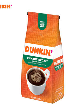 Dunkin' Donuts-唐恩都乐 DECAF 无咖啡因美式中度烘焙咖啡粉340g