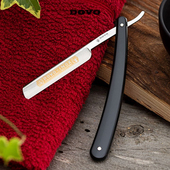 法式 刀首24K金蚀刻直刃老式 胶木柄 DOVO 剃须刀 德国杜沃Inox