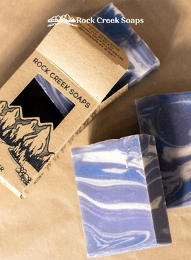 Rock Creek Soaps-冰川 Glacier 清爽清洁保湿男女香皂沐浴皂118g
