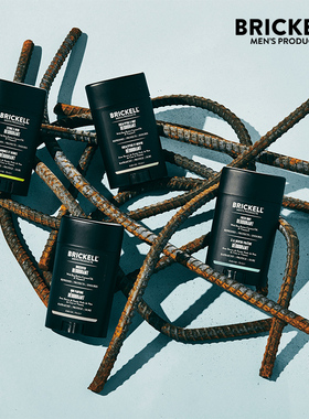 Brickell-薄荷桉树柑橘自然无香天然无酒精无铝男士除臭棒75g