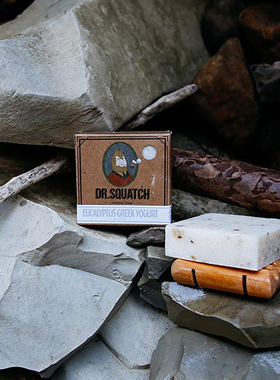 Dr. Squatch-桉树希腊酸奶 天然磨砂男士香皂洗手皂沐浴皂 140g