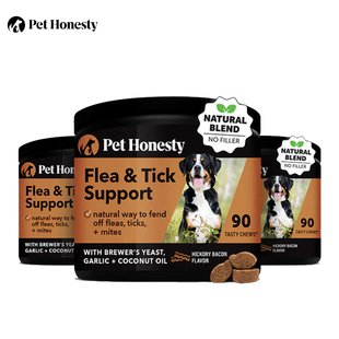 Pet Honesty-含椰子油亚麻籽大蒜啤酒酵母 狗狗跳蚤+蜱虫防护颗粒