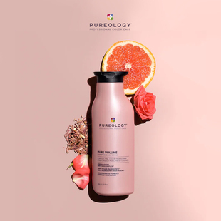 Pureology-蓬松发根改善细软稀薄发质染后护色丰盈护发素洗发水