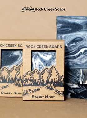 Rock Creek Soaps-星夜Starry Night 清洁保湿男女香皂沐浴皂118g