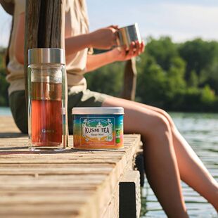 KUSMI TEA-法国库斯米Happy Mind火龙果姜黄柠檬生姜无因花草茶