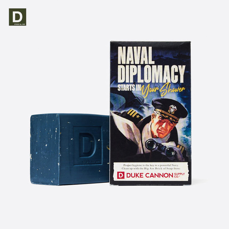 Duke Cannon-Naval 海上霸权 清新海洋香调 男士香皂沐浴皂 283g