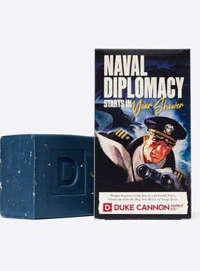 Duke Cannon-Naval 海上霸权 清新海洋香调 男士香皂沐浴皂 283g