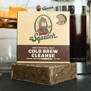 Cold 冷萃咖啡 Brew 磨砂男士 140g Dr. 香皂洗手皂沐浴皂 Squatch
