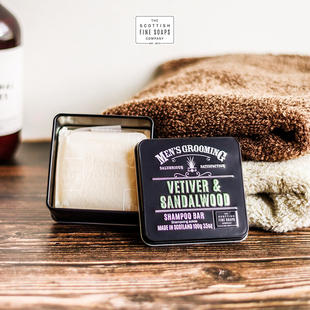 黑胡椒 Scottish 香根草檀香 Soaps 清洁止痒舒缓洗发皂100g Fine