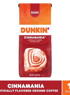 Dunkin' Donuts-唐恩都乐阿拉比卡肉桂咖啡卷调味咖啡粉 311g