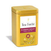 Forte BLUEBERRY MERLOT Tea 蓝莓梅洛鼠尾草芙蓉花草罐装 茶叶