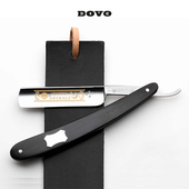 乌木柄 星芒 德国杜沃 DOVO 直刃老式 Astrale 理发刀 剃刀