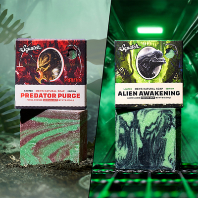 Dr. Squatch-异形与铁血战士™散发星际迷雾和丛林气息 限量香皂
