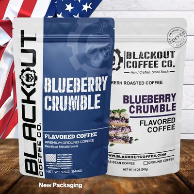Blackout Coffee-BLUEBERRY CRUMBLE 顺滑蓝莓味香 咖啡豆咖啡粉