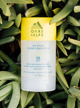 Oars Alps-SPF35固体防晒棒80分钟防水防汗便携男士全身防晒霜48g