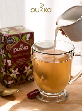 Pukka-普卡 Vanilla Chai 印度香草茶支持消化无咖啡因花草茶20袋
