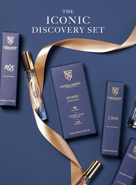 Caswell Massey-紫罗兰檀香琥珀雪松古龙水天然持久男士香水套装