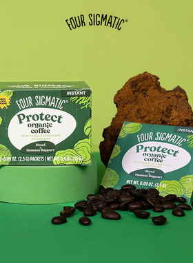 Four Sigmatic-Protect 冬虫夏草白桦茸积极情绪健康纯黑速溶咖啡