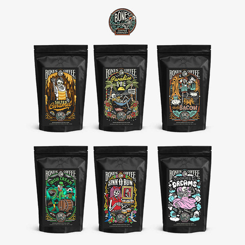 bones白骨巧克力试尝114g咖啡豆