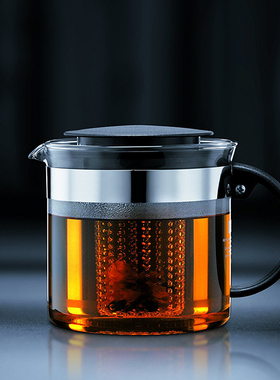 Bodum-波顿 BISTRO NOUVEAU 耐冷热玻璃树脂滤网茶壶 葡萄牙制造