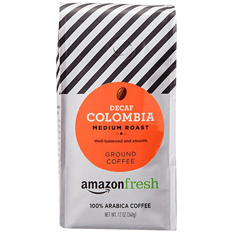 AmazonFresh-无因哥伦比亚 百分百阿拉比卡 中度烘焙咖啡粉 340g
