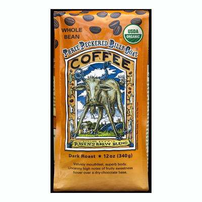 Raven's Brew-比利山羊Billy Goat高咖啡因深度烘焙咖啡豆 340g