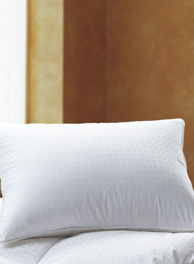 美国拥软-700蓬松度白鸭绒300纱织 Windowpane 小窗格 羽绒枕