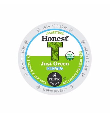 Honest-Just Green Iced Tea纯正冰绿茶 K-Cup胶囊茶 22杯