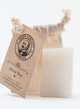 Captain Fawcett-福塞特船长Alum 剃须后舒缓皮肤传统明矾块 90g
