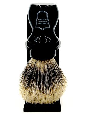 Parker-美国帕克 BMPB 纯鬓毛 豪华黑色手柄剃须刷 含刷架