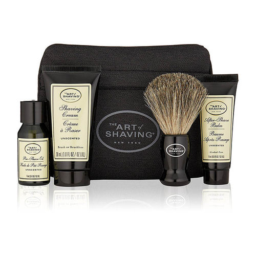The Art of Shaving-剃须艺术 Starter 男士旅行剃须套装含洗漱包