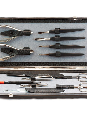 Erbe Solingen-德国索林根皇家美甲修指甲 13件套装 真皮保护套