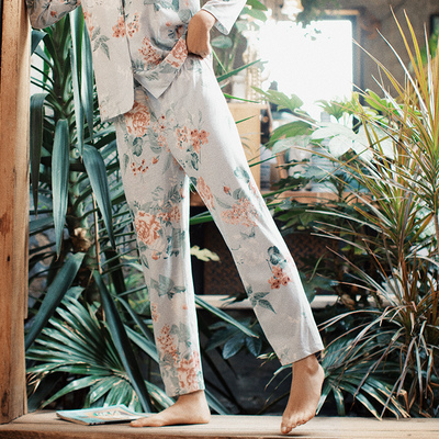 贴心睡衣夏季长袖大码时尚家居服