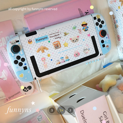 chiikawa撞色switch2可爱保护壳