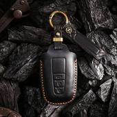 复古风丰田车钥匙套RAV凯美瑞汉兰达亚洲龙塞纳阿尔法专用真皮壳