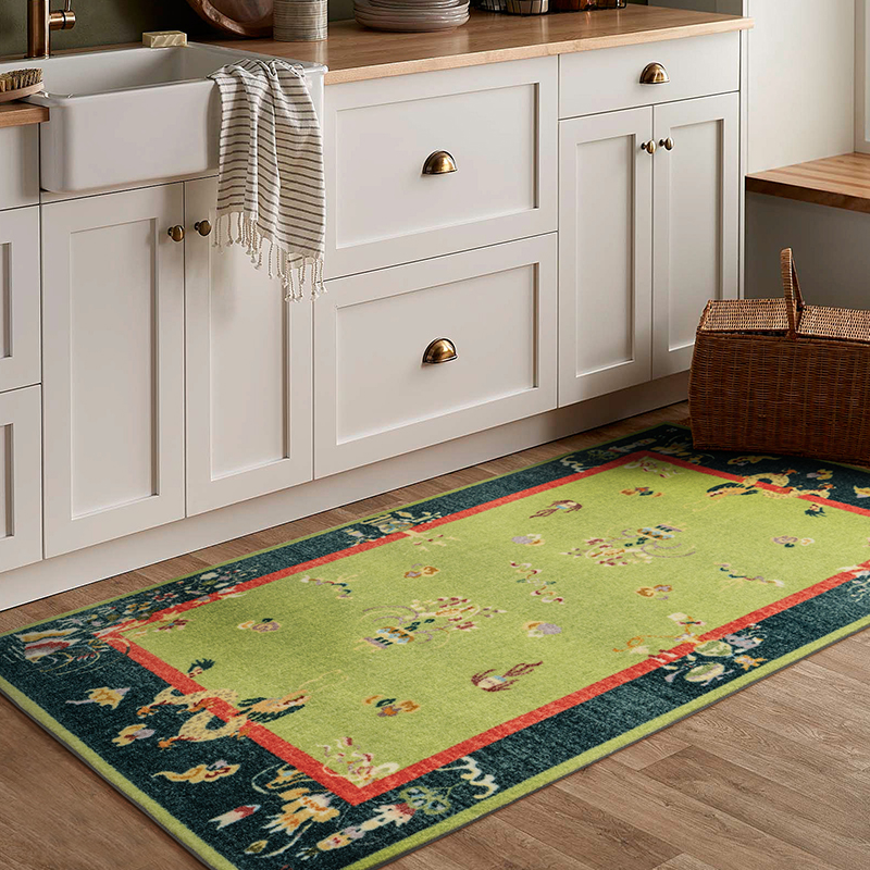 入户门玄关现代中式不掉毛地垫