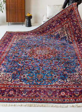 视觉味道 波斯复古客厅羊毛大地毯进口手工中古风高品质161992