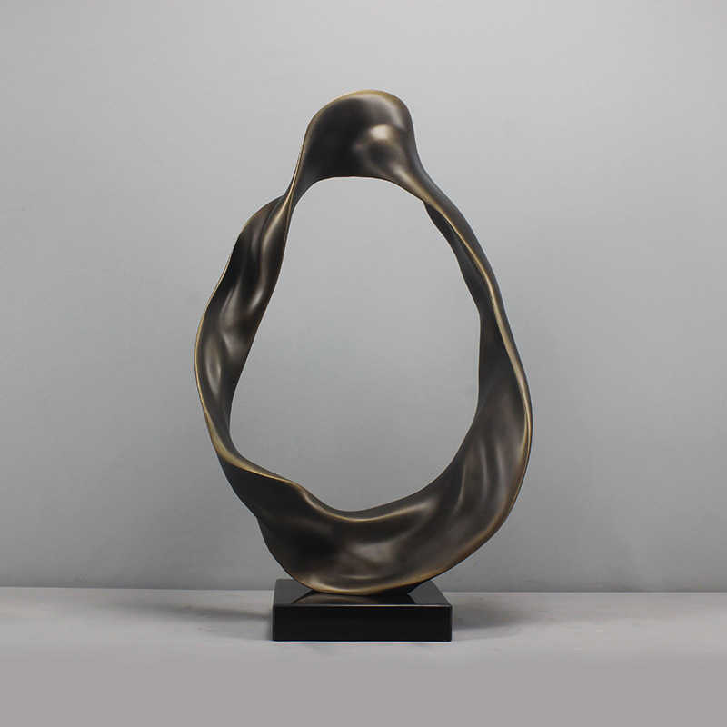 抽象雕塑艺术摆件装饰品展示柜