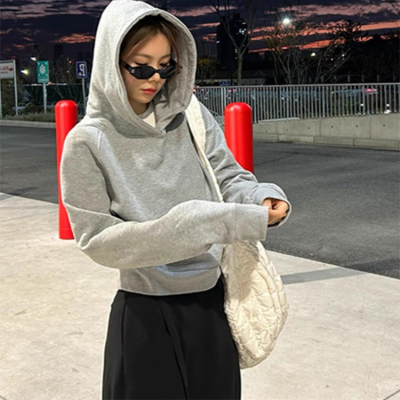 【重磅纯棉】秋冬美式连帽卫衣女