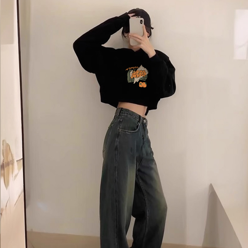 【重磅纯棉】秋冬美式连帽卫衣女