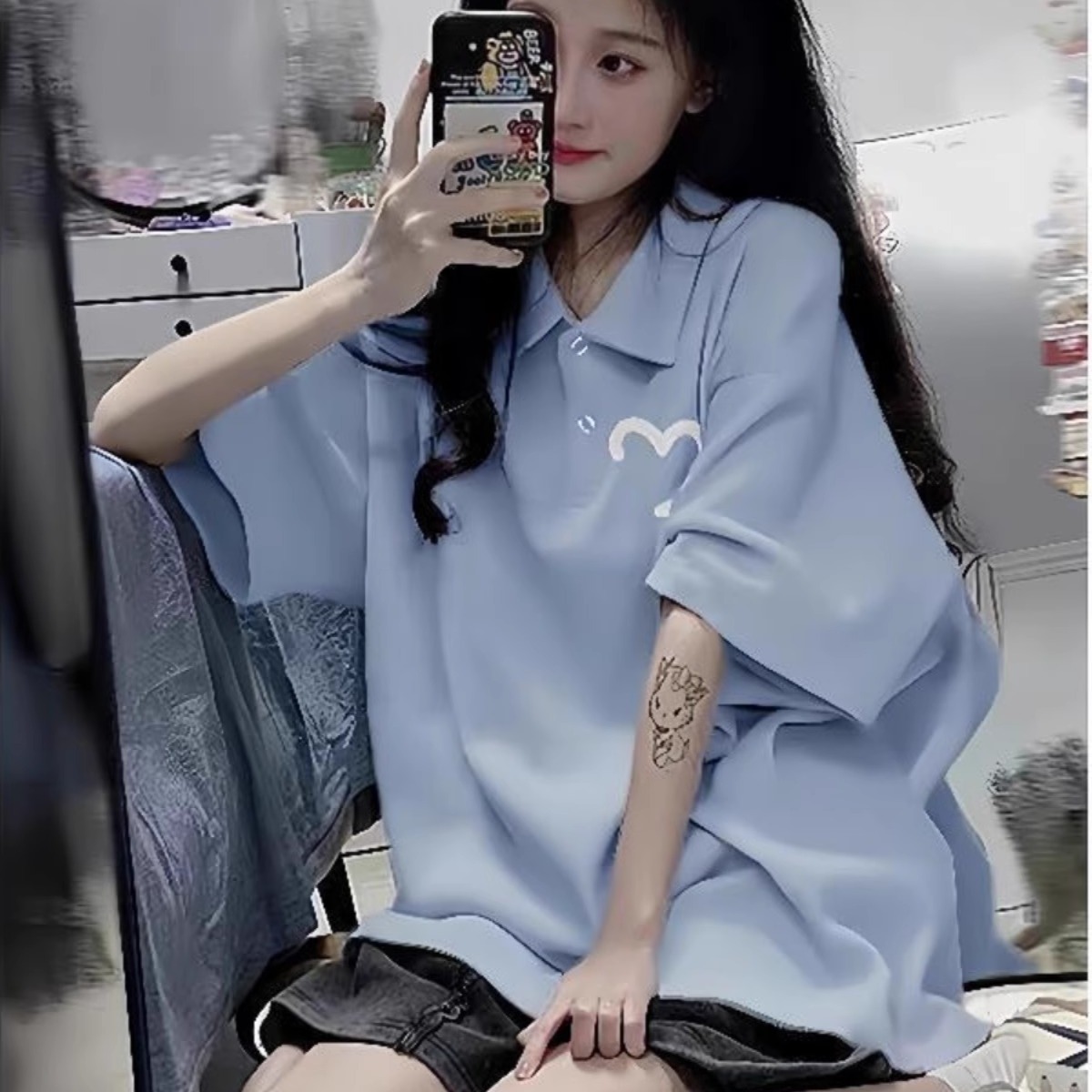 【100%纯棉】短袖设计感小众男女