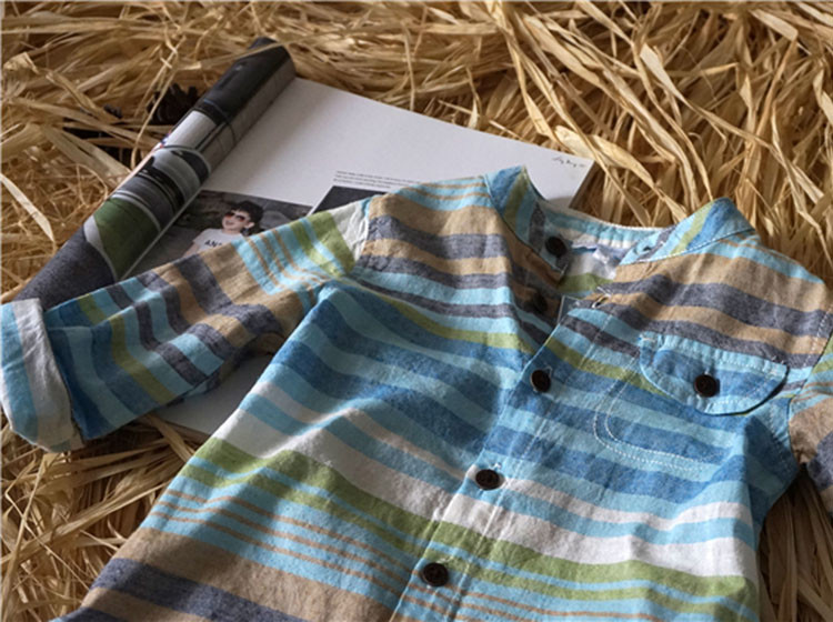 Chemise enfant à manche longue - Ref 2083086 Image 3