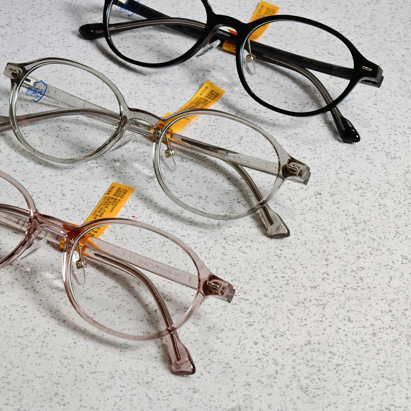 新品独立鼻托新TR超轻全框椭圆形眼镜架男女同款光泽靓丽可配度数